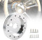 0.5" Steering Wheel Hub Adapter Conversion Spacer,6 Hole to 3 Hole Steering Wheel Adapter Boss Kit(Silver)...