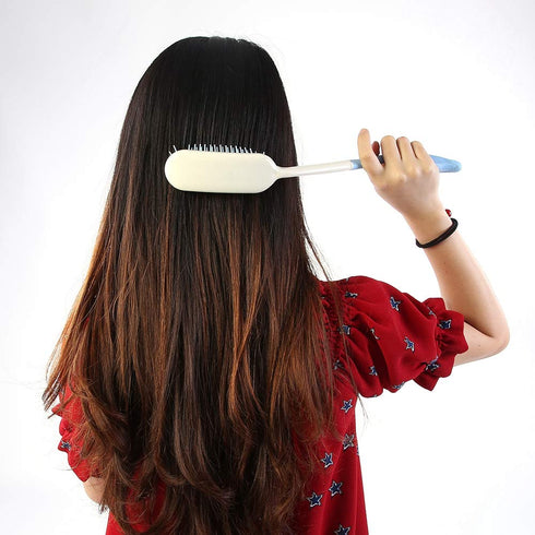 Long-handled Comb - Hair Brush Massage Scalp Comb Side Bendable Comb Hair Care Set Anti-static Hair Health Care Set Smooth Relax Scalp for Men Wom...