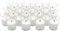 Royal Imports Unscented Clear Glass Votive Candles, Long 12 Hour Burn Time, for Home, Spa, Wedding, Birthday, Holiday, Restaurant, Party, Birthday...