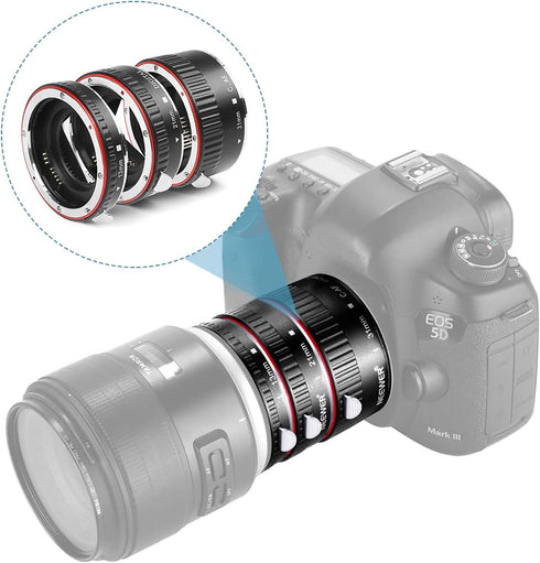Macro Lens Tube Extension?Fast Auto Focus Macro Lens Tube Extension Adapter Ring 13mm 21mm 31mm Suitable for EOS EF Mount to 1100d 700d 650d 600d ...