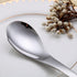Kyraton Soup Spoons 4 Pieces, Stainless Steel Thick Heavy Weight Table Spoons, Asian Chinese Japanese Spoon Set for Cereal Ramen Dishwasher Safe...