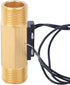 YWBL-WH Water Flow Hall Effect Sensor Switch with 1/2-inch Interface Electromagnetic Flowmeter Brass Industrial Accessory, Valve...