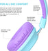 Kids Headphones Wired for School with Microphone, Lightweight Foldable Wired Headphones for School Age Kids with in-Line Control for Boys and Girl...