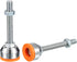 uxcell Leveling Feet, 2Pcs M12x100x40mm - Carbon Steel Non-Skid Anti-shock Adjustable Table Feet, Leveling Screw Leg for Furniture Workshops Equip...