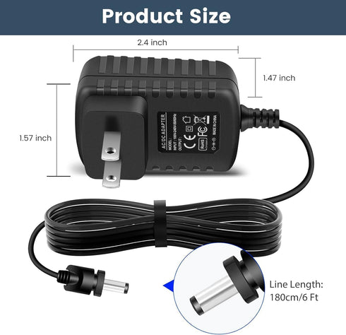 9.6V Charger for Shark Handheld Vacuum Compatible with Shark CH901 Ultra Cyclone Pro Cordless Handheld Vacuum XCHRGCH901 DK12-096045A-U ZD006C0960...