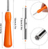Gamebit Security Screwdriver, Double-ended 3.8mm 4.5mm Gamebit Screwdriver Bit Set Compatible with NES,SNES,N64,GameBoy,Game Cartridges Orange...