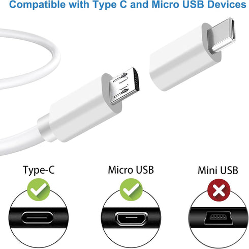5V Baby Monitor Power Cord for enfy E110,VAVA,ARENTI,VTech RM5754/HD/2HD RM5764/HD/2HD RM5864/HD/2HD RM7754/HD/2HD RM7764/HD/2HD Baby Monitor Char...
