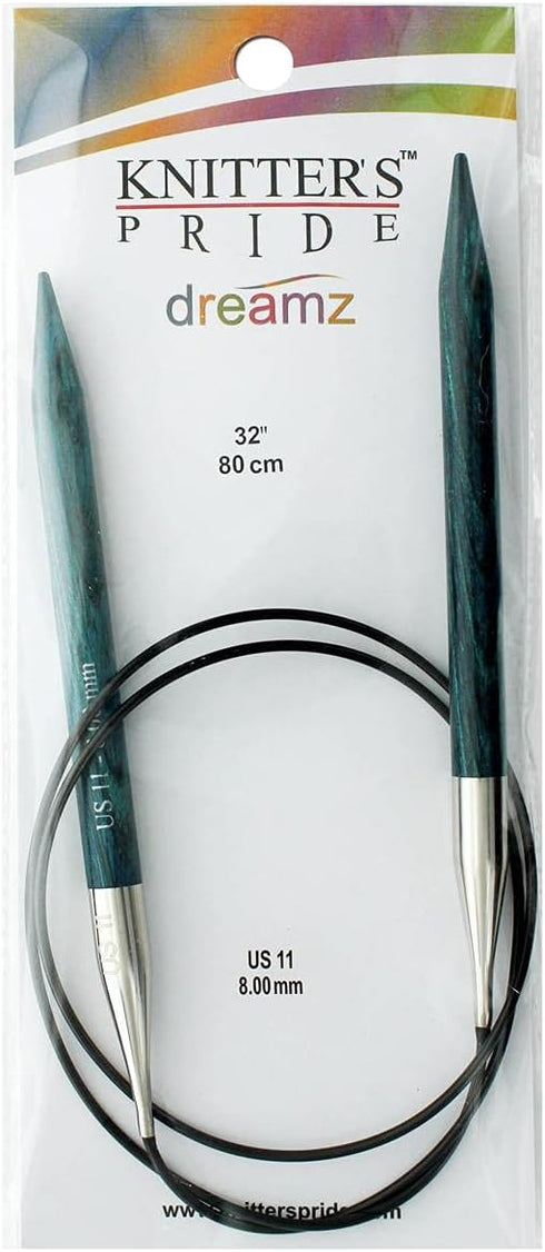 Knitter's Pride-Dreamz Fixed Circular Needles 32", Size 11/8mm...
