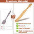 2Pcs Wooden Spatula for Cooking, Sourdough Spurtles Kitchen Tools Wooden Spurtle Spatula Dough Stir with Hanging Holes Sourdough Spatula, Kitchen ...