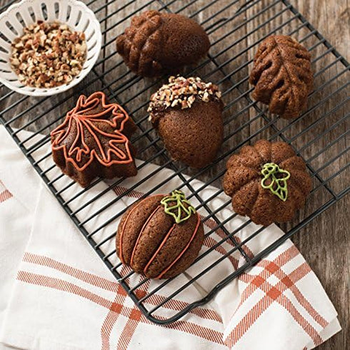 Nordic Ware Autumn Treats Pan, Bronze...