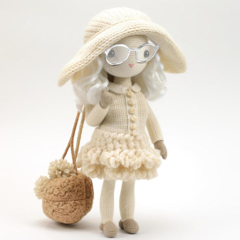 TOYANDONA Doll Glasses for 18 inch Dolls, 6pcs Mini Doll Eyeglasses Doll Dress Up Glasses with Clear Lens for Crafts Pets Doll Costume Accessories...