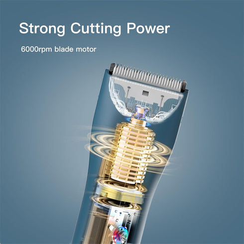 Prowerful Home Professional Dog Grooming Kit Clipper Low Noise USB Rechargeable Gifts for Dog Cat Green,TS006...