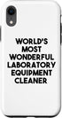 iPhone XR World's Most Wonderful Laboratory Equipment Cleaner Case...
