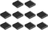 uxcell Electronics Cooler Heatsink for MOS GPU IC Chip Black 14 x 14 x 4 mm 10pcs...