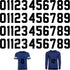 Tenare 44 Pieces 8 Inch Iron on Numbers for Jersey T-Shirt Heat Transfer 0 to 9 Numbers Heat Press Stickers for Team Uniform Sports Basketball Foo...