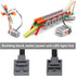 The Lord of the Tools 2PCS LED Light Link Line Cable Technic Power Function Compatible with Lego 8870 Train Vehicle Bricks Building Blocks Toy 50c...