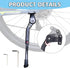 Adjustable Rear Bike Kickstand Aluminium Alloy Kick stand Fits For 22/24/26/28 Inch Mountain bike,Road bicycle,MTB,E-Bikes...
