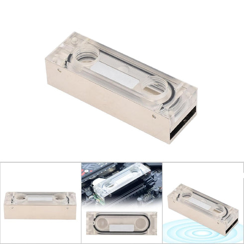 Bewinner M2-ZBSR Copper Heat Sink for M.2 SSD (2280) - High Performance Water Cooling Solution with Efficient Cooling Design for Durable SSD Prote...