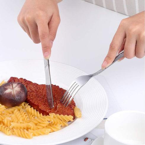 Stainless Steel Kitchen Dinner Forks 12-Piece Dinner Fork Set 7.3-inch Stainless Steel Table Forks Classic Flatware Silverware Sets Cutlery Utensi...
