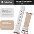 Fullmosa Leather Bands Compatible with Apple Watch Band 41mm 40mm 38mm 42mm for Women Men, Top Grain Genuine Leather Strap for iWatch Series 10/9/...
