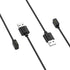 FitTurn Charger for Xiaomi MI Band 8 7 Pro Charger Replacement (3.3ft) USB Adapter Charge Cord Charging Cable Wire Clip Dock for Xiaomi MI Poco/li...