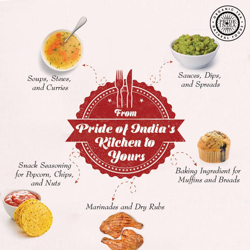 Pride of India – Onion Fine Ground – Gourmet Spice for Cooking – Pantry Essential – Adds Flavor to Sauces/Dips/Rubs/Marinades – Easy to Use – 1.7 ...