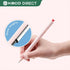 Kaco FIRST Gel Pens Cute Stationery, Pack of 2 Pieces Heart Pen Set with Extra 4 Black Refills (2 Pink)...