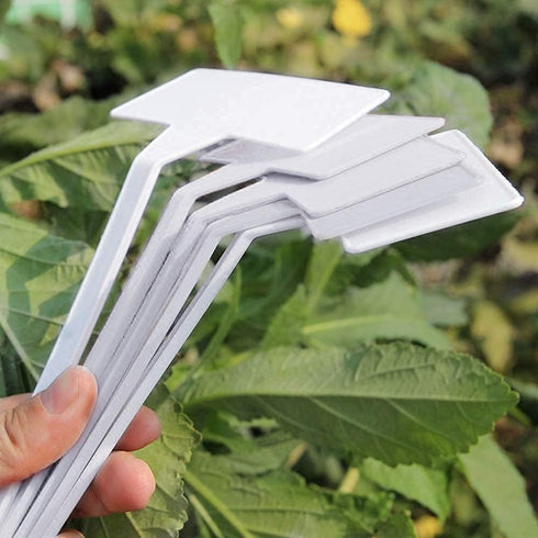 KINGLAKE GARDEN Outdoor Plastic Plant Labels 30 Pack 11.8 inch Outdoor Waterproof Sturdy Nursery Garden Markers,Plant Markers for Herbs,Flowers,Ve...