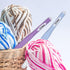 Long Crochet Hook Large Size Crochet Needle QLRFFLJOY 12mm Rubber Handle Crochet Hook DIY Yarn Weaving Tools for Knitting Blankets, Shawl and Carp...