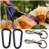 Dog Leash Metal Shock Absorbing Spring Buckle Sun Shade Spring Heavy Duty Steel Tent Rope Fixed Buckle Tensioner for Outdoor Camping Dog Training,...