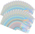 100 Pieces Mylar Holographic Resealable Bags - 3 x 4" Smell Proof Bags, Foil Pouch for Party Favor Food Storage (Holographic Color, 3 x 4 Inch)...