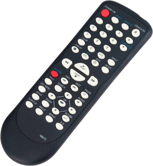 NB672 NB672UD Replacement Remote Control Supports for Magnavox DVD VCR Combo Player DV225MG9 A DV225MG9C DV225MG9B DV226MG9 DV226MG9B DV225MG9A DV...