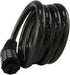 4ft Flexible Cable Bike Lock - Coiled Security with Resettable Combination, Includes Mounting Bracket for Bicycle Protection (Blue), BL-001...