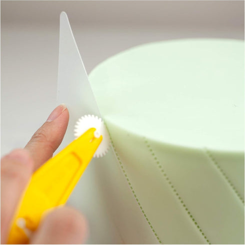 Flexsi Cake Fondant Smoother Shaper - Set of Four Pieces - Designer Essential Versatile Tool To Model, Shape, Smoothen and Finish Sugar Fondant Ca...