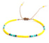 Anklet for Teen Girls and Women, Hippie Colorful Yellow Beaded Beach Anklet, Native American Jewelry, Adjustable Waterproof String Anklet, Handmad...