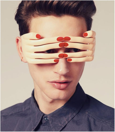 Novelty Fingers Shaped Glasses Fancy Eye Mask Funny Glasses for Men Women Costume for Birthday Party...
