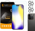 Supershieldz (2 Pack) Designed for iPhone 15 Pro Max (6.7 inch) + Camera Lens Tempered Glass Screen Protector, Anti Scratch, Bubble Free...