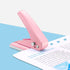 Single Hole Puncher Handheld 1/4 Inches Hole Punch, 20 Sheet Paper Punch Capacity Metal Hole Puncher with Skid-Resistant Base for Paper, Chipboard...