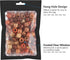 100 Pieces Resealable Mylar Bags with Clear Window Smell Proof Bags Packaging Bags Foil Pouch Zip Bags for Food Self Sealing Storage Supplies (Bla...