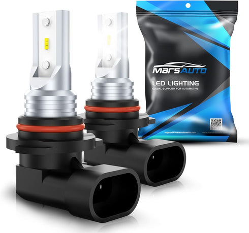 Marsauto H10 9145 LED Fog Light Bulb 9140 LED Fog Lamps Super Bright CSP Chips 6000K Cool White Play and Plug, 360-degree Illumination, Non-polari...