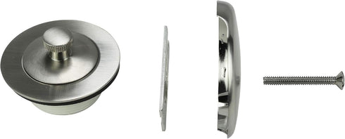 Danco, Brushed Nickel, Universal Lift and Turn Bath Drain Trim Kit with Overflow, 89239, 1-Pack...