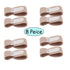 Broken Toe Wraps 8 Pack (Medium Size), Middle Toes Fabric Toe Splint Cushioned Bandages Finger Protectors Straightener Hammertoe Separators...