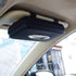 Sun Visor Tissue Holder, Zipper Napkin Holder, PU Leather Backseat Tissue Case for Car, Vehicle (Black)...