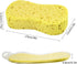 Individually Wrapped Sponges,12 Pack Car Cleaning Large Sponges, All Purpose Sponges for Cleaning, Easy Grip Thick Foam Scrubber, Giant Bone Spong...
