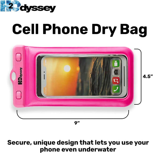 Waterproof Phone Case and Lanyard - Excellent Waterproof Protection - Floats in The Water Pink...