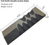 Cool Hand 2 pcs G10 Knife Handle Scales Slabs Custom DIY Tool Material for Knives Making Blanks Blades, Gray/Black, KHM-G10-5...