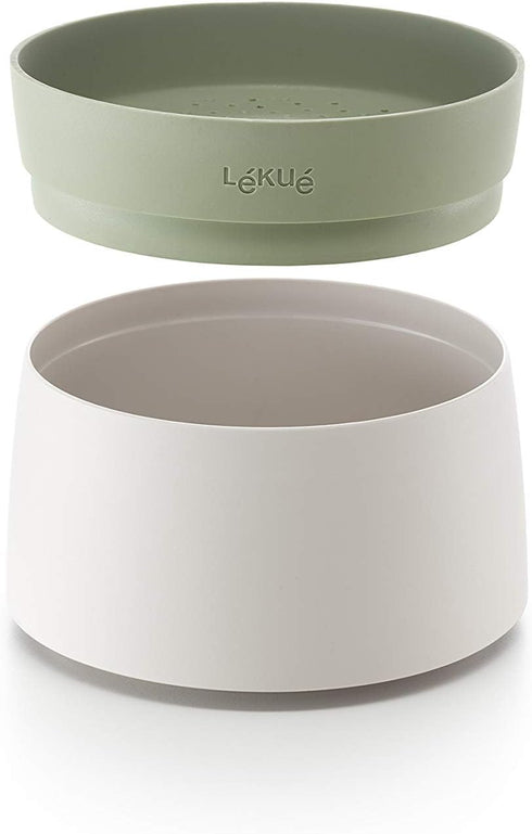 Lekue Microwave Rice, Grain & Quinoa Cooker, one size,1 Liters, Green...