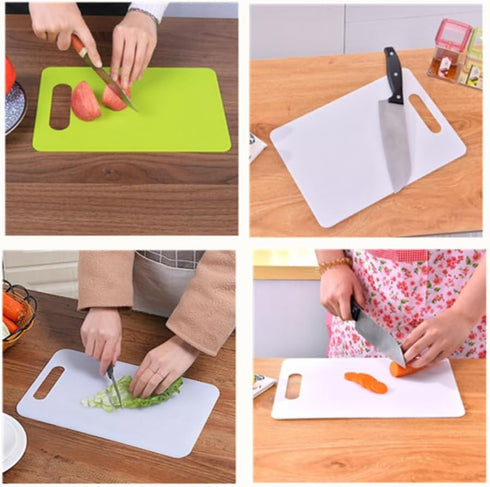 Kitchen Flexible Plastic Cutting Board Mats, Vegetable Fruit Meat Cutting Board Mats Kitchen Accessories Non Slip Cutting Mat...