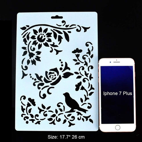 DIY Decorative Stencil Template for Painting on Walls Furniture Crafts (Butterfly)...
