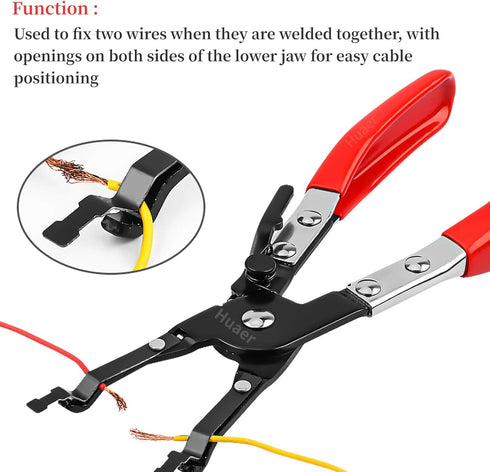 Akozon Car Soldering Pliers, Metal Soldering Plier Multi-Function Wire Welding Clamp Pick?Up Aid Tool Wire Welding Pliers For Automobile Maintenan...